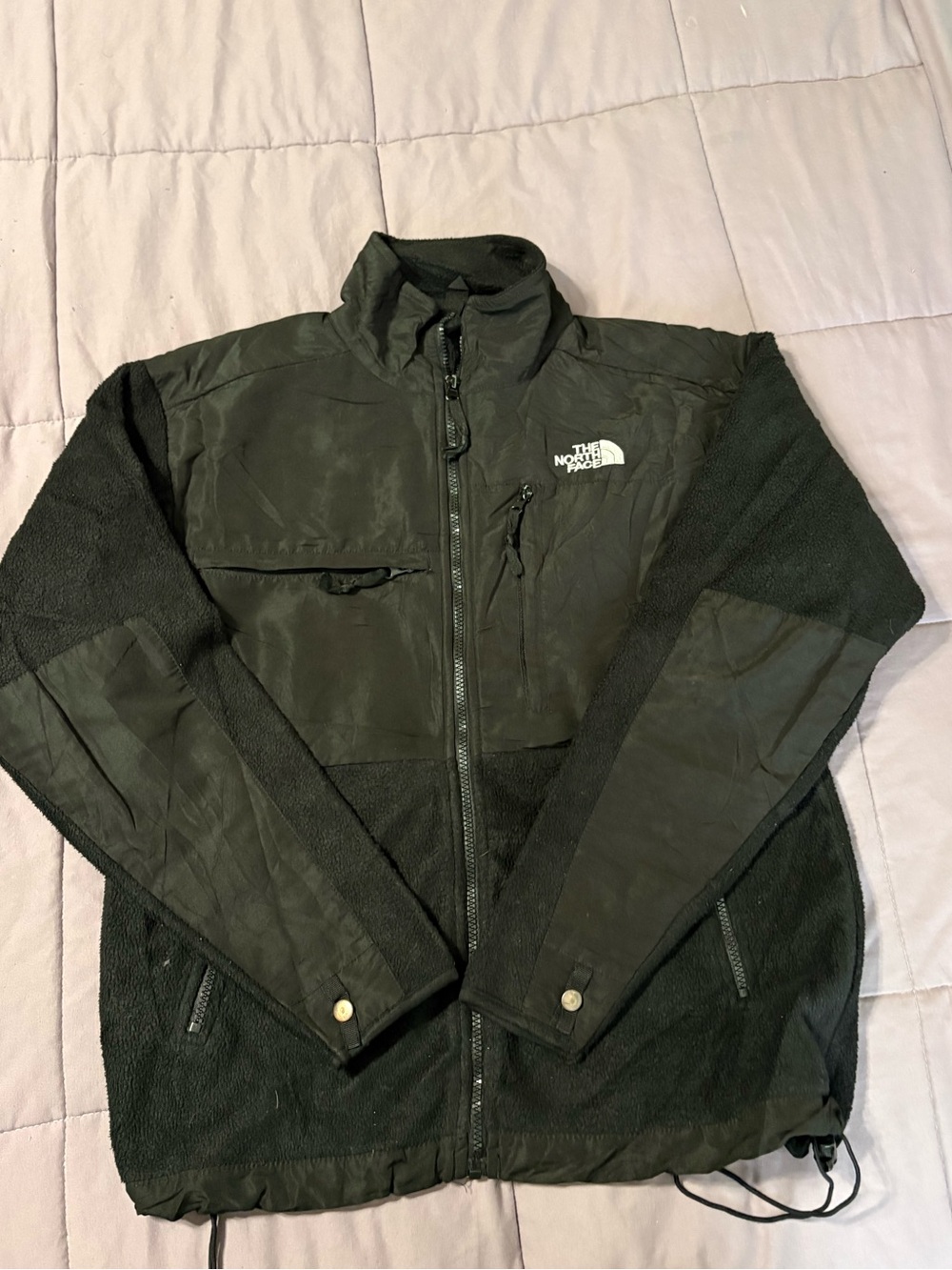 Unisex North Face Fleece Zip-Up Jacket Size Small